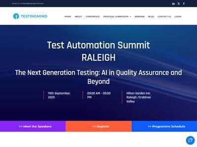 Test Automation Summit | Raleigh