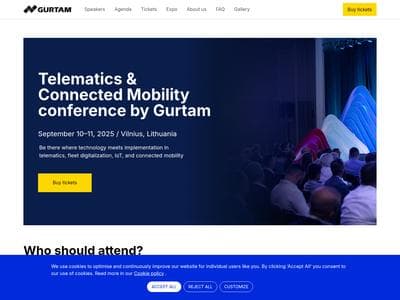 Telematics and Connected Mobility conference by Gurtam