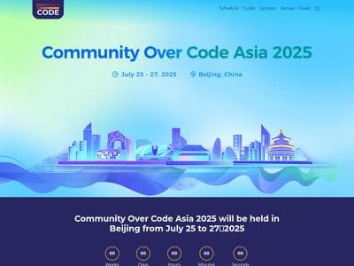 CommunityOverCode Asia