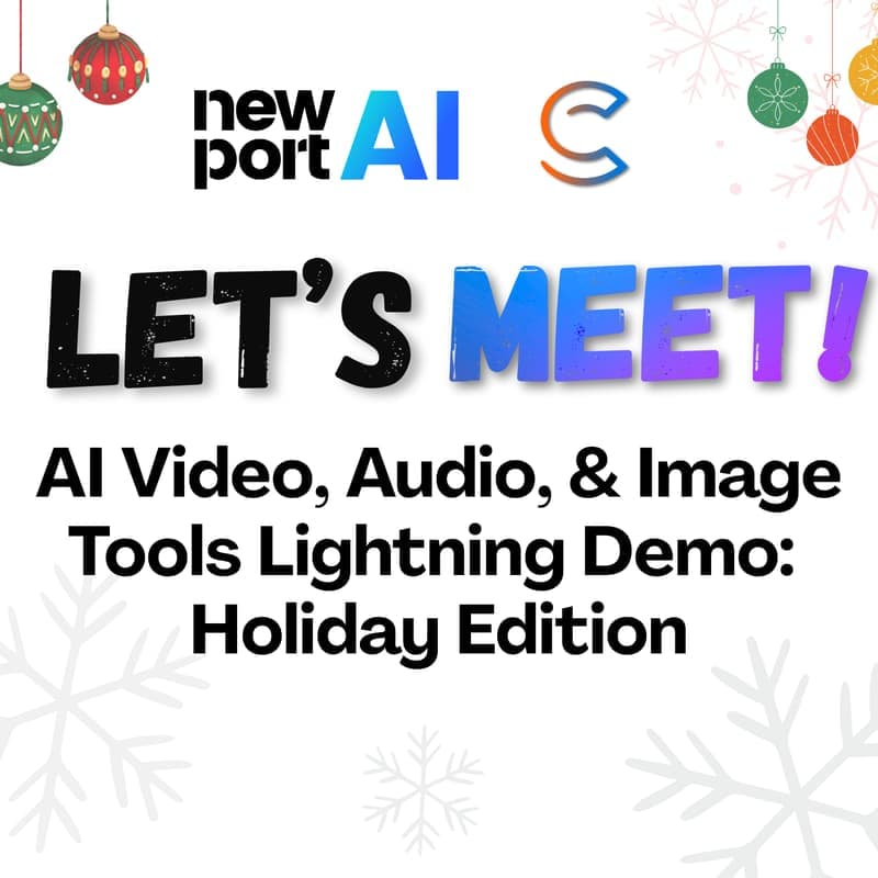 AI Video, Audio, & Image Tools Lightning Demo Holiday Edition