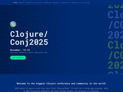 Clojure/ Conj