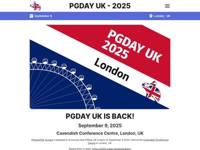 PGDay UK