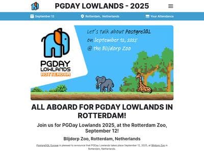 PGDay Lowlands