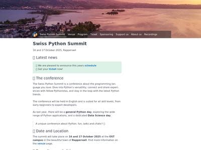 Swiss Python Summit
