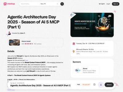 Agentic Architecture Day - Season of AI 5 MCP
