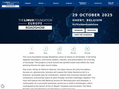 The Linux Foundation Europe Roadshow