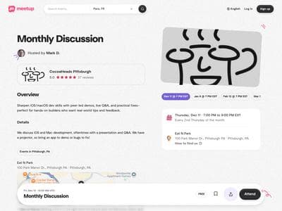 Monthly Discussion
