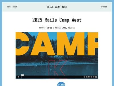 Rails Camp West