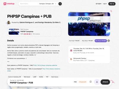PHPSP Campinas PUB