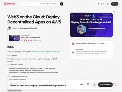 Web3 on the Cloud Deploy Decentralized Apps on AWS