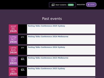 Testing Talks