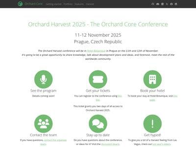 Orchard Harvest Conference Prague