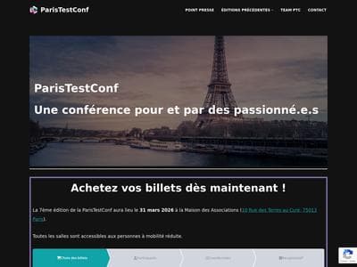 ParisTestConf 7