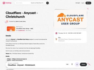 Cloudflare - Anycast - Christchurch
