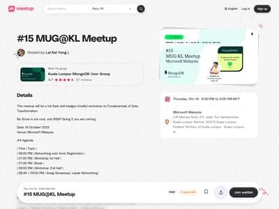 15 MUGKL Meetup