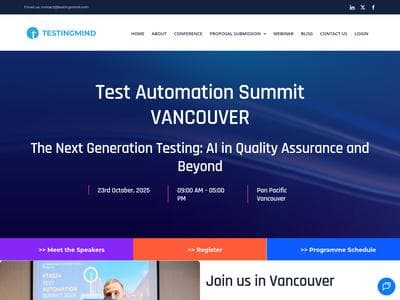 Test Automation Summit | Vancouver