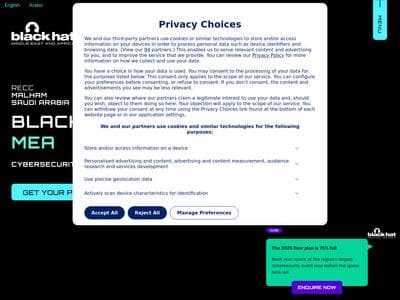Black hat Middle east and Africa