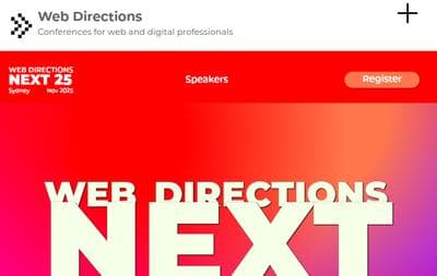 Web Directions Next