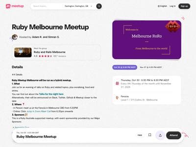 Ruby Melbourne Meetup