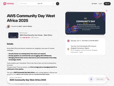 AWS Community Day West Africa
