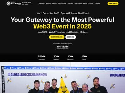 Global Blockchain Show Abu Dhabi