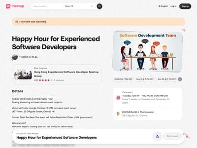 Happy Hour for Experienced Software Developers