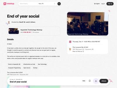 End of year social