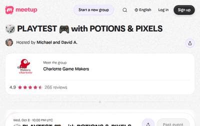 PLAYTEST with POTIONS & PIXELS