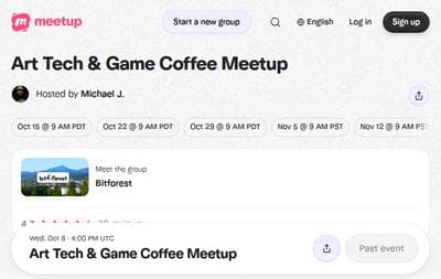Art Tech & Game Coffee Meetup