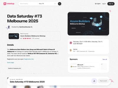Data Saturday 73 Melbourne