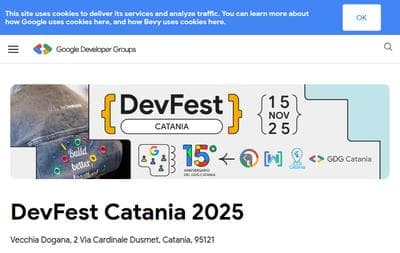 GDG Catania - DevFest Catania