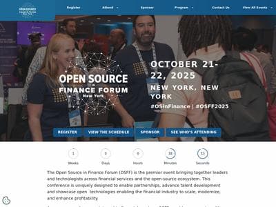 Open Source in Finance Forum New York