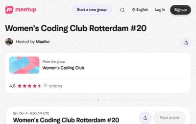Womens Coding Club Rotterdam 20