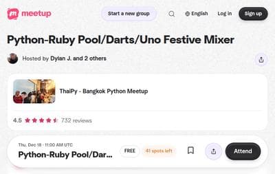 Python-Ruby PoolDartsUno Festive Mixer