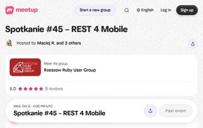 Spotkanie 45 REST 4 Mobile