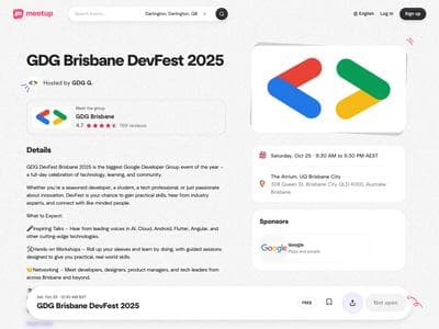 GDG Brisbane DevFest