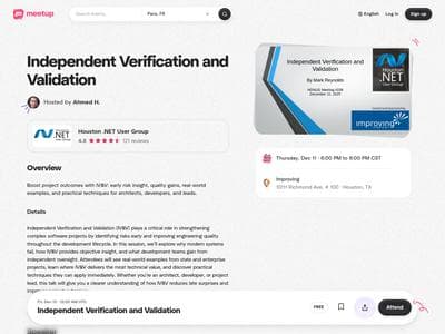 Independent Verification and Validation