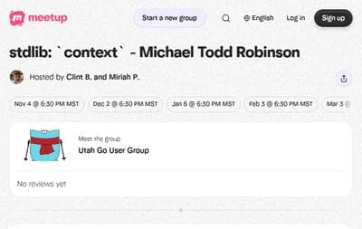 stdlib context - Michael Todd Robinson