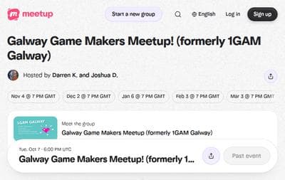 Galway Game Makers Meetup