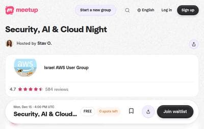 Security, AI & Cloud Night