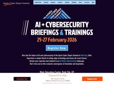 Apres-Cyber Slopes Summit