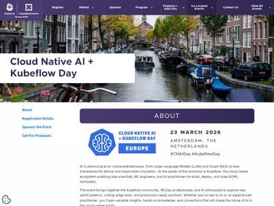 Kubernetes AI Summit with Kubeflow Europe