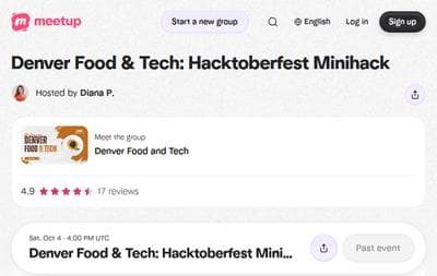 Denver Food & Tech Hacktoberfest Minihack