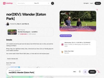 nor Wander Eaton Park