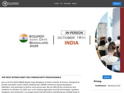 OWASP AppSec Days Banglore