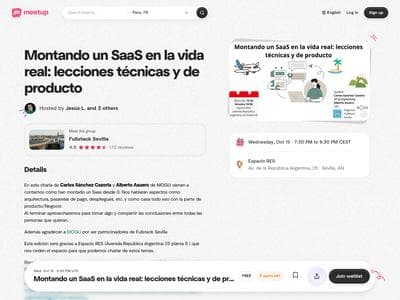 Montando un SaaS en la vida real lecciones tcnicas y de producto