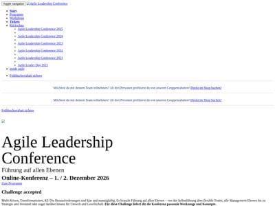 Agile Leadership Conference