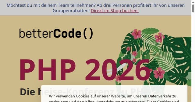 betterCode PHP