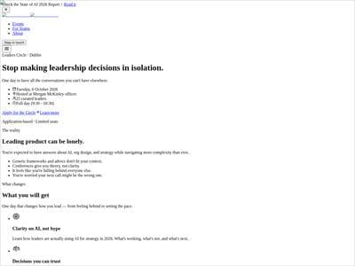 Product Circle - Leaders