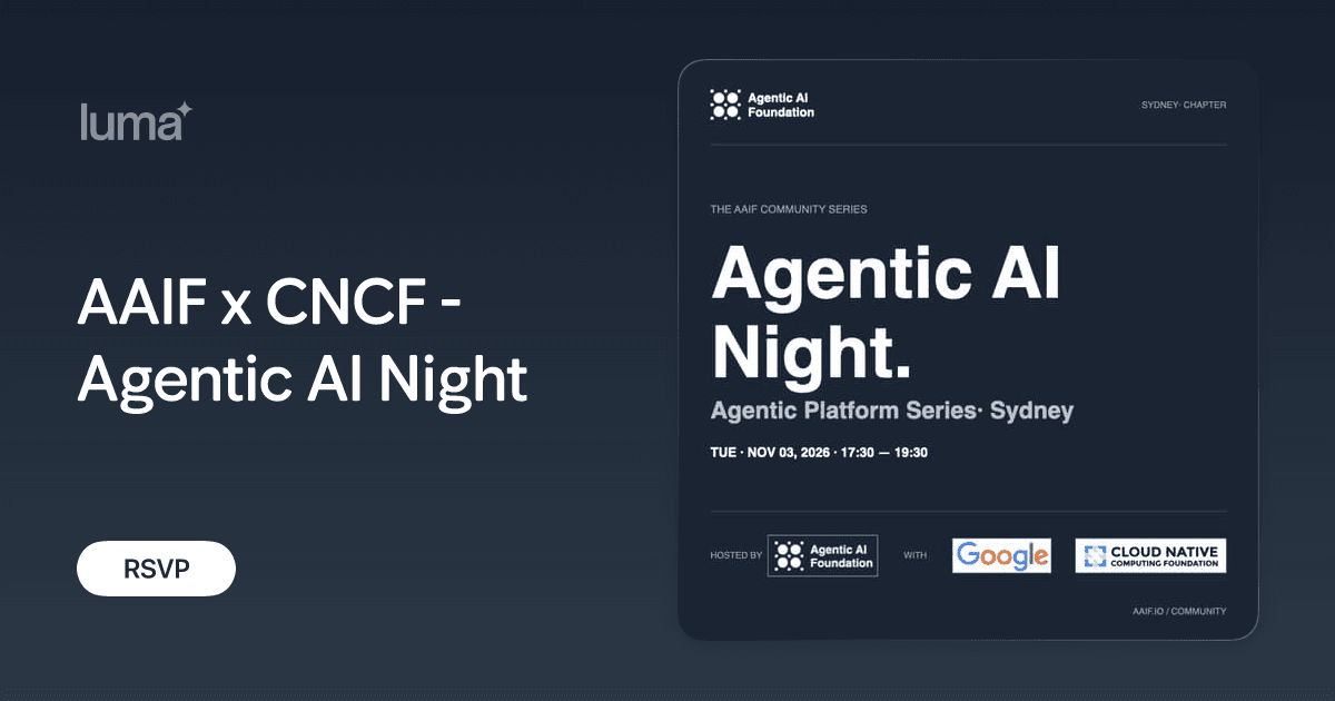 AAIF x CNCF - Agentic AI Night